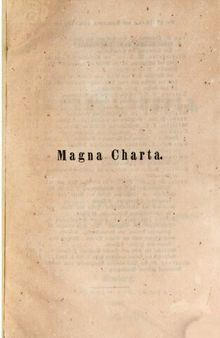 Die Entstehungsgeschichte der Magna Charta