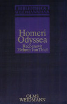 Homeri Odyssea (Bibliotheca Weidmanniana) (Greek Edition)