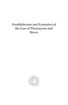 Establishment and Extension of the Law of Thurneysen and Havet