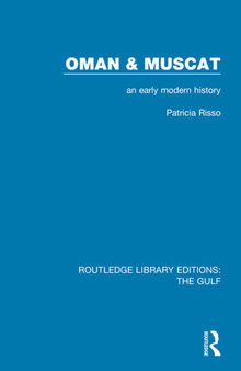 Oman and Muscat: An Early Modern History