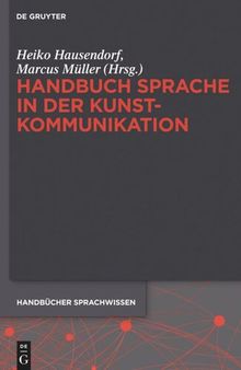 Handbuch Sprache in der Kunstkommunikation