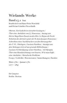 Werke. Band 15.1 Text: Essays / Gedichte / Rezensionen / Anmerkungen / Zusätze. März 1780 —Januar 1781 [277 – 289]