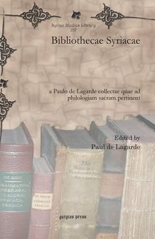 Bibliothecae Syriacae (Syriac Edition)