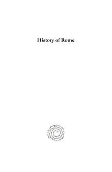 The history of Rome. Translated with the author's sanction and additions Volume 4