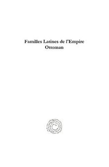 Familles Latines de l'Empire Ottoman