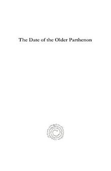 The Date of the Older Parthenon
