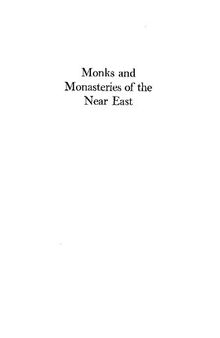 Monks and Monasteries of the Near East