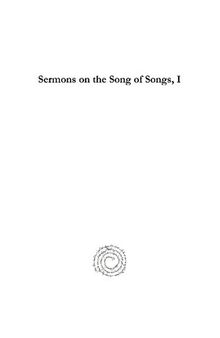 Sermons on the Song of Songs, I