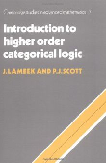 Introduction to Higher-Order Categorical Logic