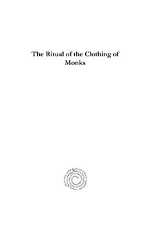 The Ritual of the Clothing of Monks