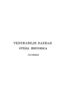 Venerabilis Baedae Historiam ecclesiasticam gentis Anglorum. Vol. 2. Commentarium et indices continens