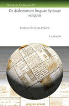 De Dialectorum Linguae Syriacae Reliquiis