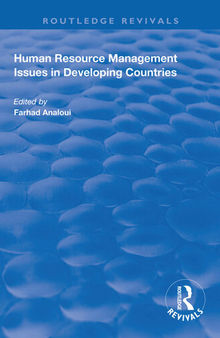 Human Resource Management Issues in Developing Countries