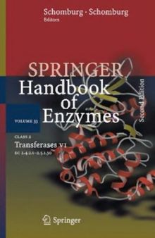 Springer handbook of enzymes