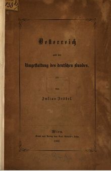 Österreich und die Umgestaltung des Deutschen Bundes