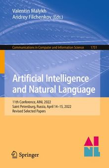 Artificial Intelligence and Natural Language. 11th Conference, AINL 2022 Saint Petersburg, Russia, April 14–15, 2022 Revised Selected Papers