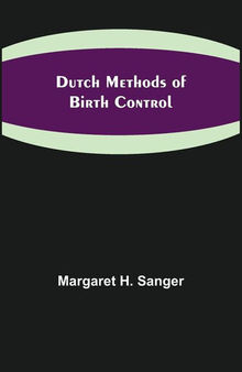 Dutch Methods of Birth Control