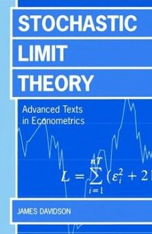 Stochastic limit theory : an introduction for econometricians / [...] XD-US
