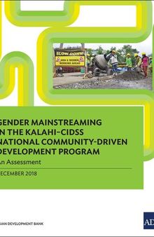 Gender Mainstreaming in KALAHI–CIDSS National Community-Driven Development Program: An Assessment