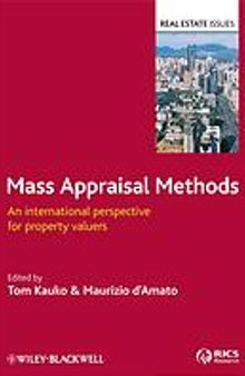 Mass appraisal methods : an international perspective for property valuers