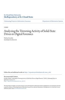 [Master's Thesis] Analyzing the Trimming Activity of Solid-State Drives in Digital Forensics