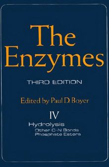 The Enzymes : Hydrolysis: other C-N bonds, phosphate esters.