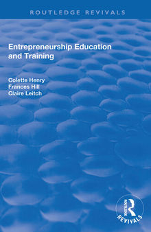 Entrepreneurship Education and Training: The Issue of Effectiveness