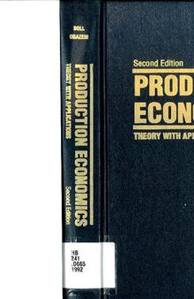 Production Economics: Theory with Applications