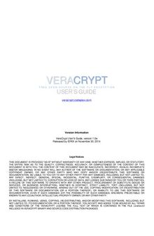VeraCrypt User’s Guide