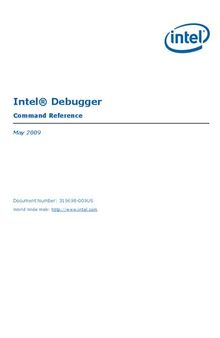 Intel® Debugger Command Reference