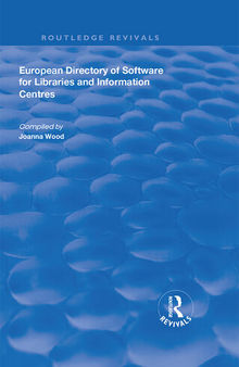 European Directory of Software for Libraries and Information Centres