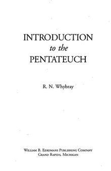 Introduction to the Pentateuch