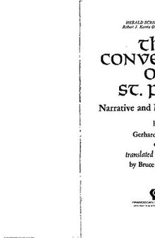 The conversion of St. Paul: Narrative and history in Acts (Herald scriptural library)
