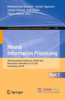 Neural Information Processing: 29th International Conference, ICONIP 2022, Virtual Event, November 22–26, 2022, Proceedings, Part VII