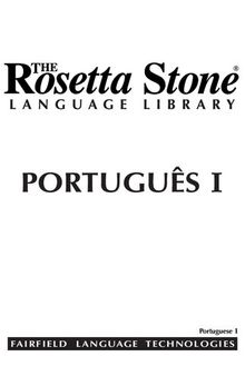 RosettaStone Portugûes: Curriculum Text 1