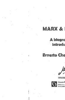 Marx & Engels: A Biographical Introduction