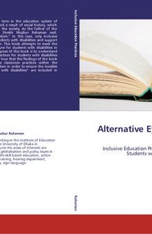 Alternative Eye for the Third World: Inclusive Education Practices for Secondary School Students with Disabilities in Bangladesh