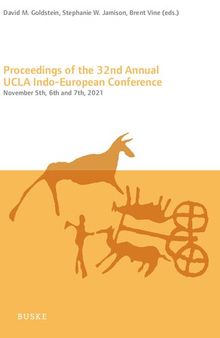 Proceedings of the 32nd Annual UCLA Indo-European Conference: November 5th, 6th, and 7th, 2021