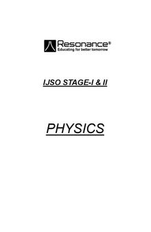 VISTAAR - IJSO Books by Resonance Physics