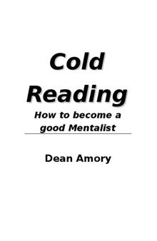 Cold Reading - How To Become A Good Mentalist