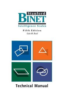 Stanford Binet V (SB-V) Technical Manual