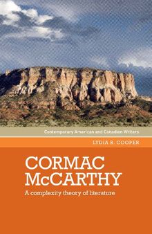 Cormac McCarthy A complexity theory of literature