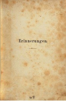 Erinnerungen aus dem Leben des Kaiserlich-Russischen General-Lieutenant Johann von Blaramberg. Nach dessen Tagebüchern von 1811-1871