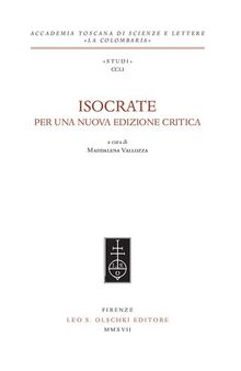 Isocrate. Per una nuova edizione critica