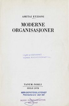Moderne organisasjoner