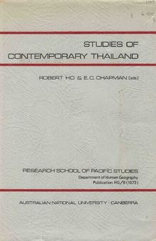 Studies of Contemporary Thailand