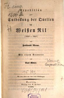 Expedition zur Entdeckung der Quellen des Weißen Nil (1840-1841)