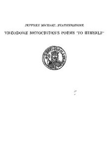 Theodore Metochites's Poems 'To Himself': Introduction, Text and Translation