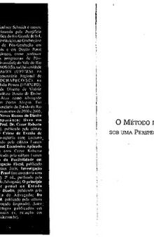 Metodo Do Direito Penal Sob Uma Perspectiva Interdisciplinar