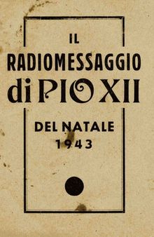 Il radiomessaggio di Pio XII del natale 1943